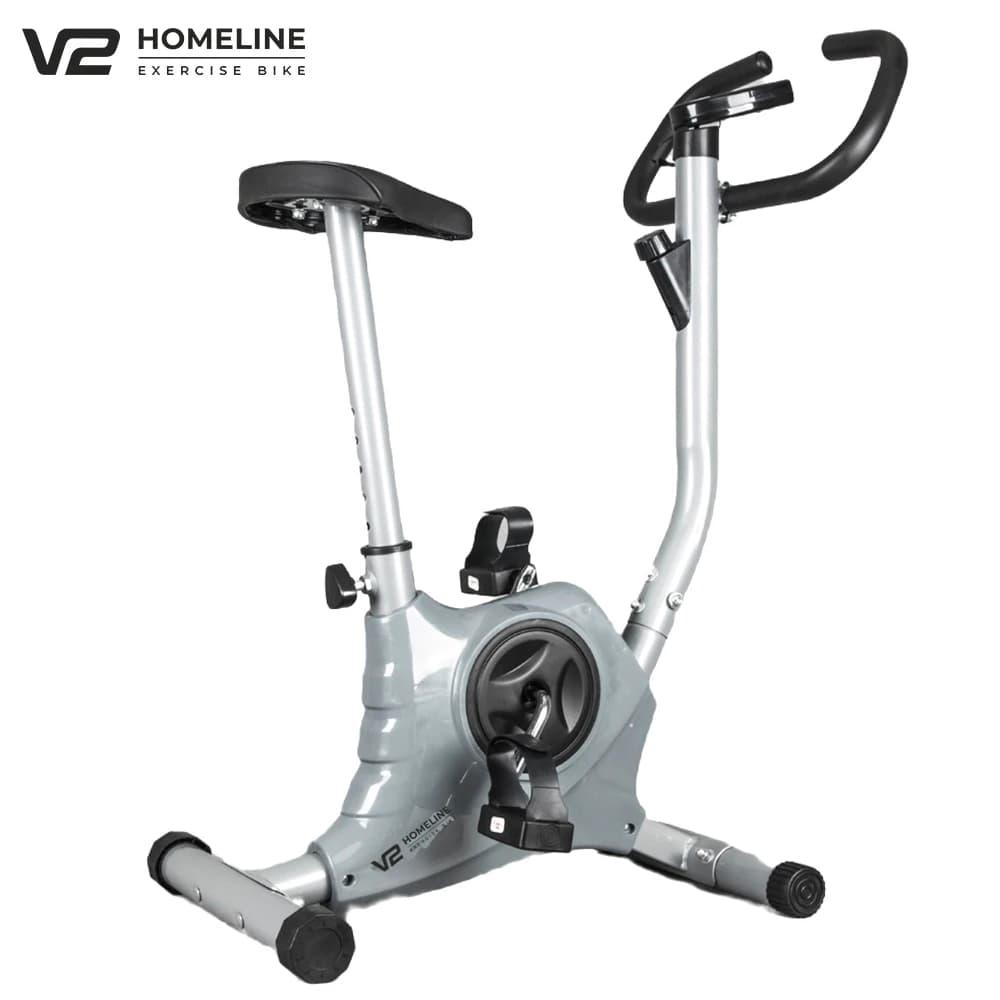 Велотренажер для дома V2 Home Bike EB-8018B серый - фото 2 - id-p219834729