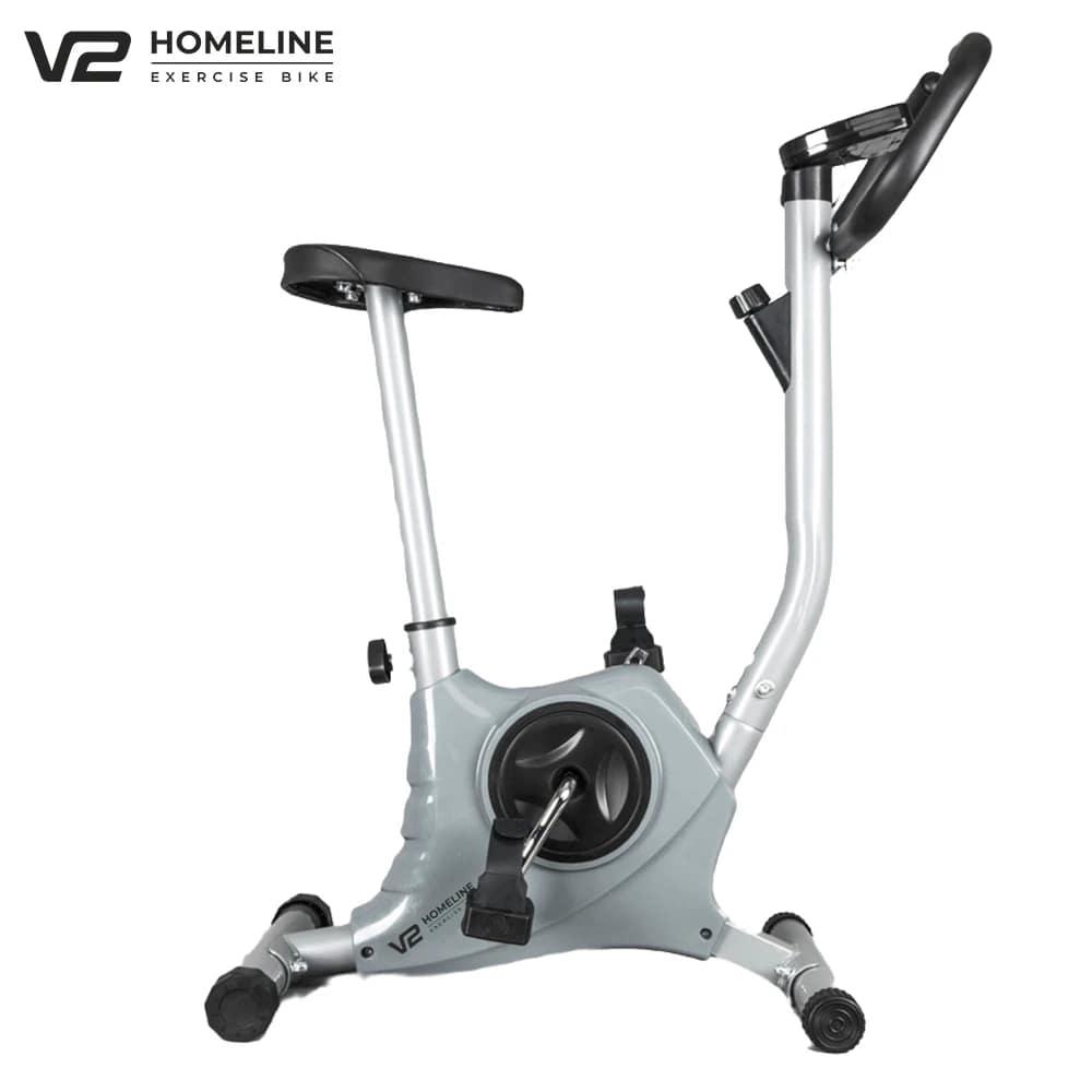 Велотренажер для дома V2 Home Bike EB-8018B серый - фото 3 - id-p219834729