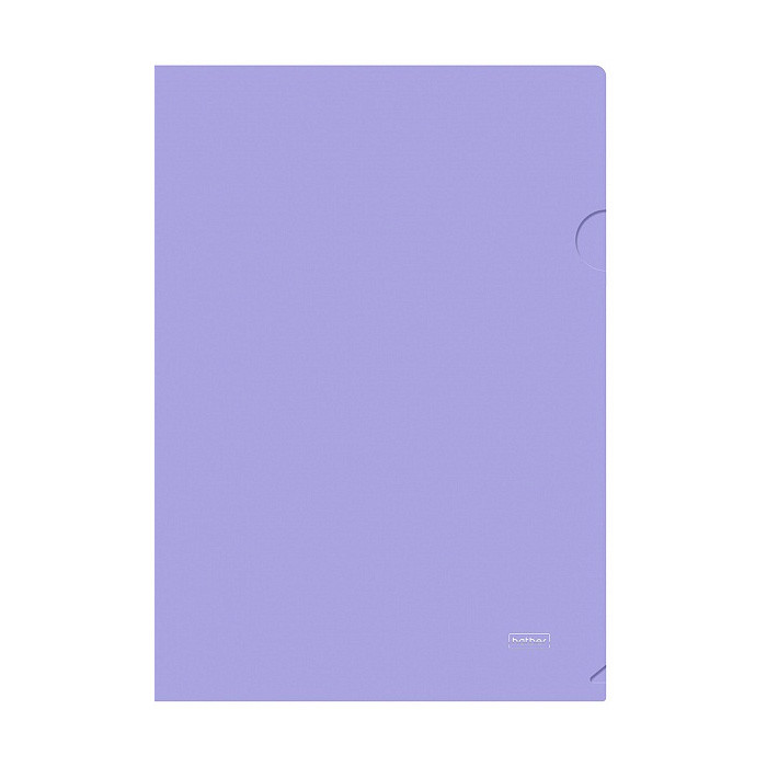 Папка-Уголок пластиковая Hatber NEWtone PASTEL Лаванда А4, непрозрачная