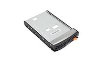 Supermicro MCP-220-00116-0B, gen-5 3.5-to-2.5 NVMe drive tray, Orange tab (for hotswap NVMe drive), RoHS/REACH