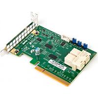 Контроллер AOC-SLG3-2E4R-O Supermicro NVMe card Standard LP, 2 internal NVMe ports, x4 per port, Gen-3