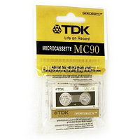 Микрокассета TDK MC 90 для диктофона и автоответчика