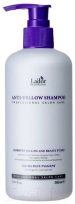 Оттеночный шампунь для волос La'dor Anti-Yellow Shampoo - фото 1 - id-p219838815