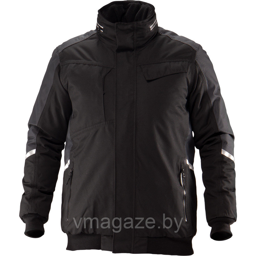 Куртка утепленная Сплит (цвет черный) - фото 3 - id-p219855883