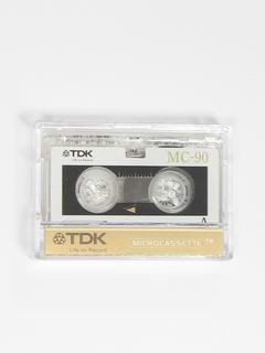 Микрокассета - TDK MC90 (D-MC90U) 90минут, аудиокассета для диктофонов и автоответчиков (Made in Thailand) - фото 2 - id-p31537198