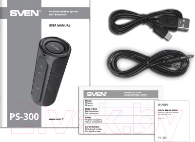 Портативная колонка Sven PS-300 - фото 8 - id-p219855085