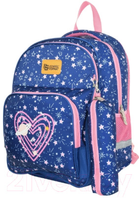 Школьный рюкзак Schoolformat Soft 2 + Heatrs And Stars РЮКМ2П-ХНС - фото 1 - id-p219852554