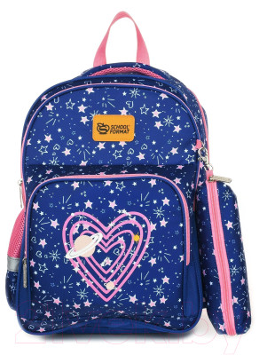 Школьный рюкзак Schoolformat Soft 2 + Heatrs And Stars РЮКМ2П-ХНС - фото 2 - id-p219852554