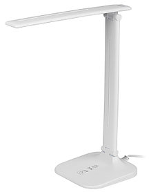Настольный светильник ЭРА NLED-484-11W-W светодиодный с основанием белый