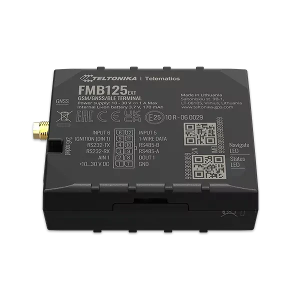 Автомобильный GPS трекер Teltonika FMB125 (с внешней GNSS антенной) - фото 2 - id-p136901097