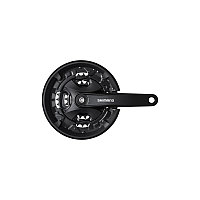 Система Shimano Altus, MT101, 175мм, для 3x9 скоростей, квадрат 40/30/22, с защитой от цепи, с болтами креп