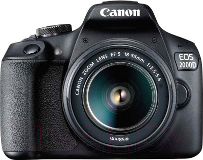 Зеркальный фотоаппарат Canon EOS 2000D Kit EF-S 18-55mm III / 2728C002AA - фото 1 - id-p219856724
