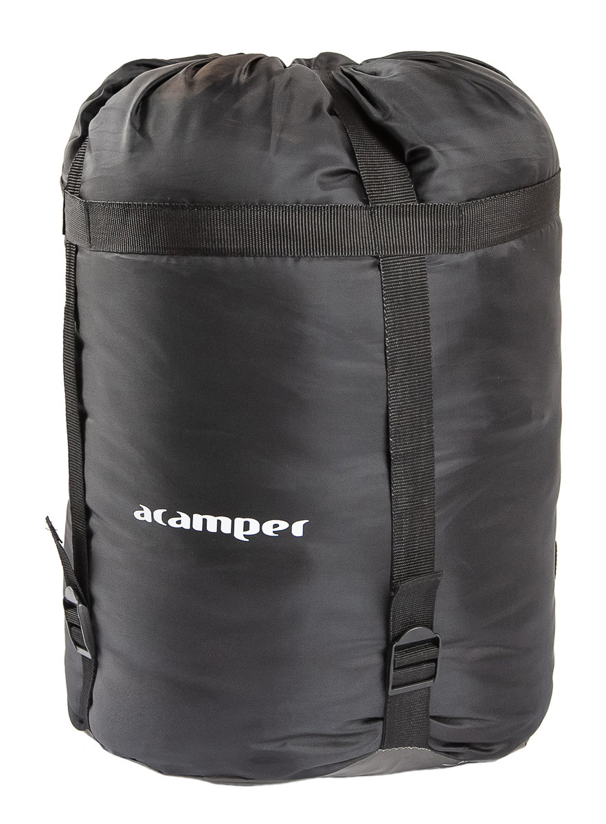 Спальный мешок ACAMPER NORDLYS 2*200г/м2 (black-green) - фото 6 - id-p219855905