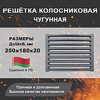 Решётка колосниковая чугунная, 250х180 мм, МТЗ, Ш100-000