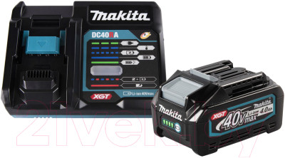 Набор аккумуляторов для электроинструмента Makita BL4040 + зарядное устройство DC40RA - фото 1 - id-p219858135