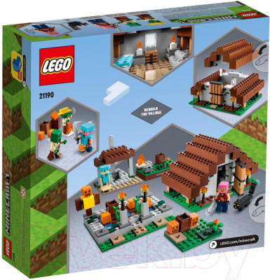 Конструктор Lego Minecraft Заброшенная деревня 21190 - фото 2 - id-p219859046