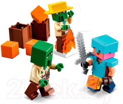 Конструктор Lego Minecraft Заброшенная деревня 21190 - фото 7 - id-p219859046