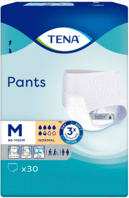 Трусы впитывающие для взрослых Tena Pants Normal Medium - фото 1 - id-p219860065