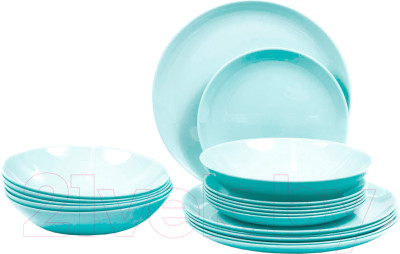 Набор столовой посуды Luminarc Diwali Light Turquoise P2963 - фото 1 - id-p219860070