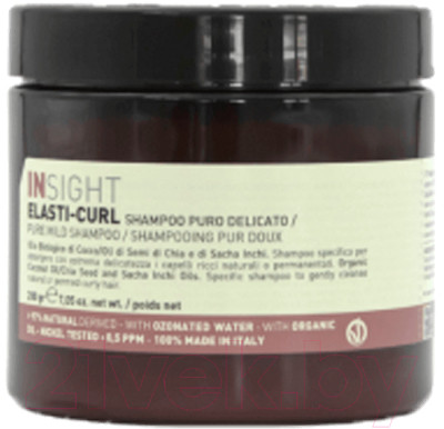 Шампунь для волос Insight Pure Mild Shampoo Увлажняющий Воск для кудрявых волос - фото 1 - id-p219859471