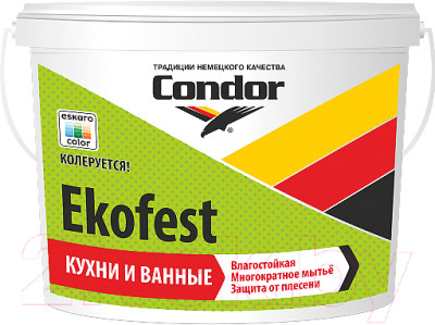 Краска CONDOR Ekofest база A - фото 1 - id-p219865836