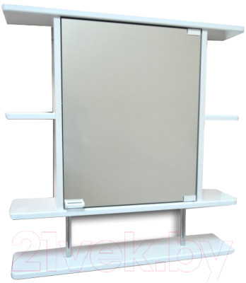 Шкаф с зеркалом для ванной Гамма 15/1м - фото 1 - id-p219863286