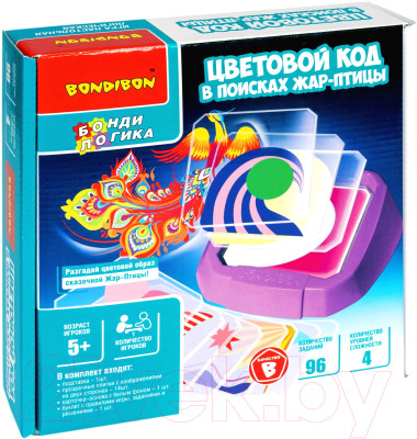 Развивающая игра Bondibon Цветовой код. В поисках жар-птицы / ВВ5084 - фото 1 - id-p219882532