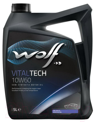 Моторное масло WOLF VitalTech 10W60 / 24118/5 - фото 1 - id-p219862387