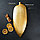 Блюдо для фруктов Доляна «Золотой лист», 45×17 см, цвет золотой, фото 3