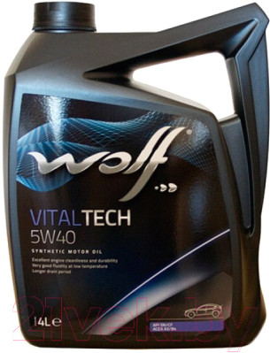 Моторное масло WOLF VitalTech 5W40 / 16116/4 - фото 1 - id-p219860489