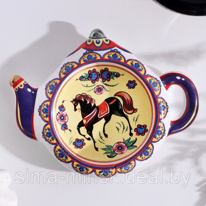 Подставка под чайный пакетик "Чайник с лошадью" - фото 2 - id-p219894027