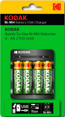 Зарядное устройство для аккумуляторов Kodak USB Overnight Charger / Б0056003 - фото 1 - id-p219863372