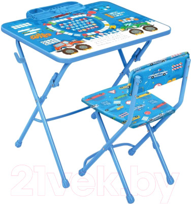Комплект мебели с детским столом Ника КУ1/ БГ Большие гонки - фото 1 - id-p219873130