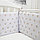 Борт в кроватку «Горох», размер 120х35 см - 2 шт, 60х35 см - 2шт, цвет бежевый, фото 4