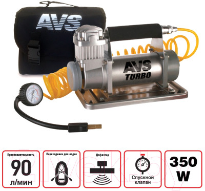 Автомобильный компрессор AVS Turbo KS 900/ 80504 - фото 3 - id-p219859708