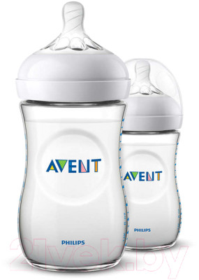 Набор бутылочек для кормления Philips AVENT Natural / SCF033/27 - фото 1 - id-p219887803