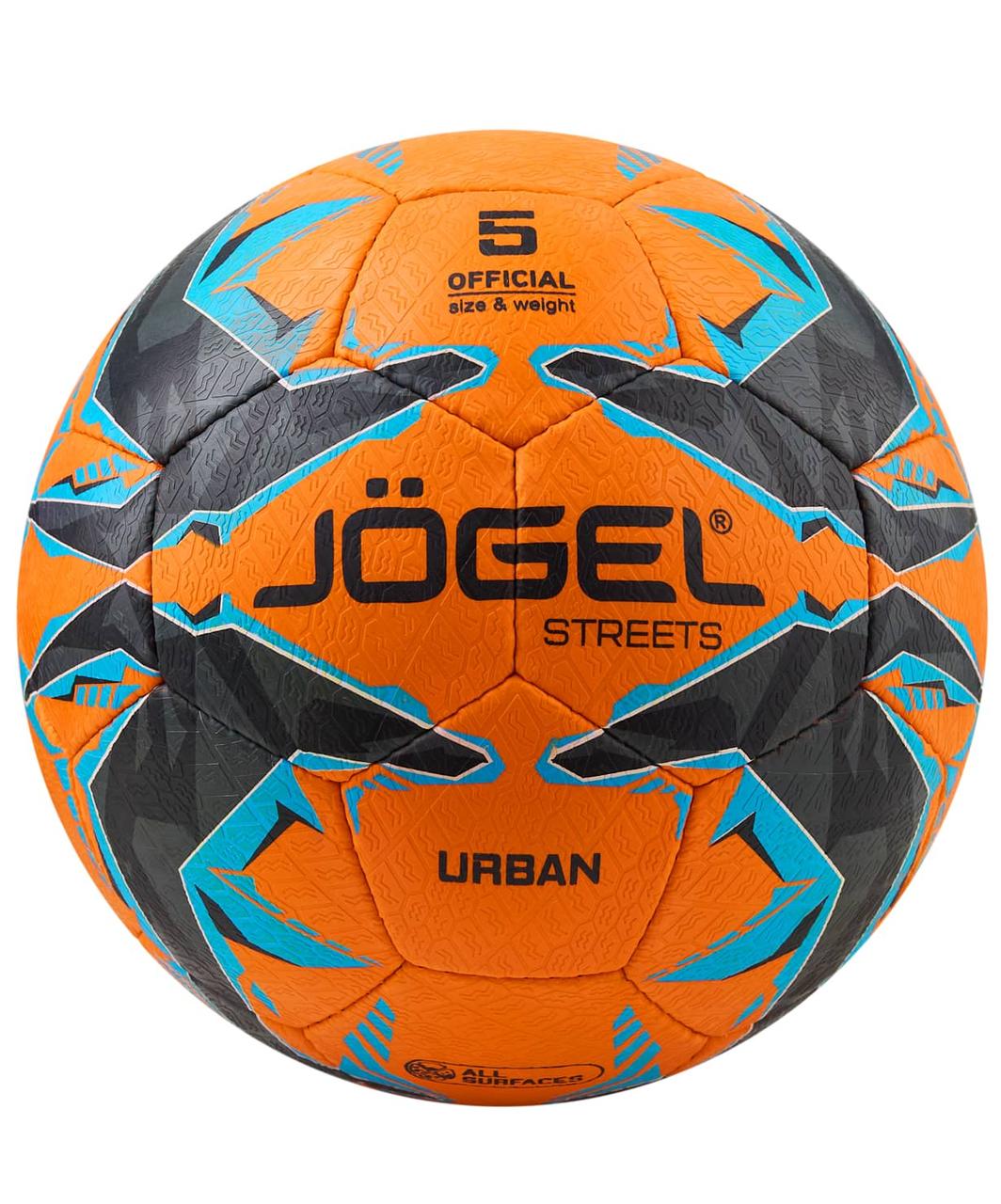 Мяч футбольный Jögel Urban №5, оранжевый (BC22) - фото 1 - id-p219903228