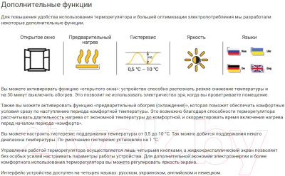 Терморегулятор для климатической техники Terneo Pro-z - фото 3 - id-p219900369