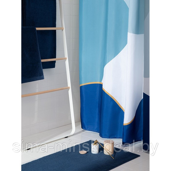 Полотенце для ног темно-синего цвета Essential, размер 50х80 см - фото 5 - id-p219904452