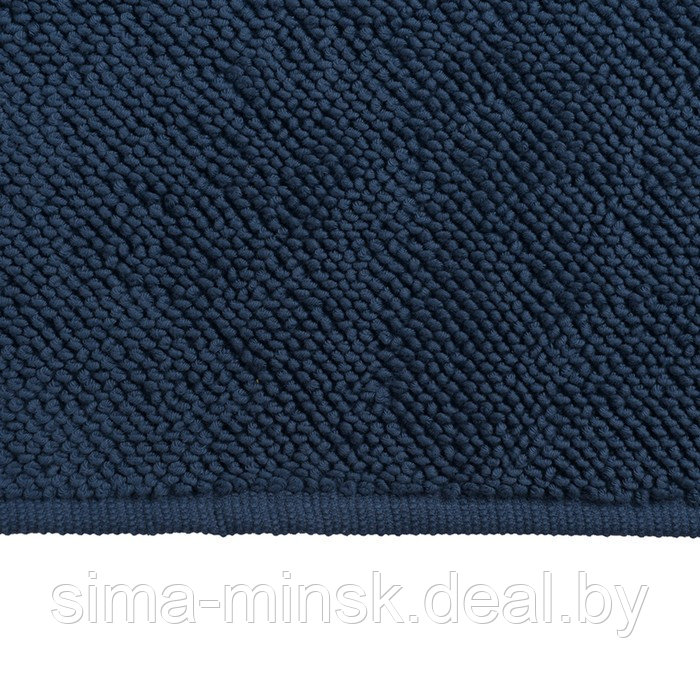 Полотенце для ног темно-синего цвета Essential, размер 50х80 см - фото 8 - id-p219904452