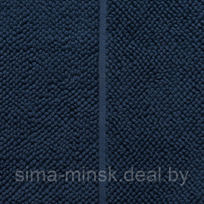 Полотенце для ног темно-синего цвета Essential, размер 50х80 см - фото 9 - id-p219904452