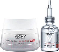 Набор косметики для лица Vichy Liftactiv Supreme Крем SPF30 50мл+Сыворотка д/лица Гиалурон 30мл