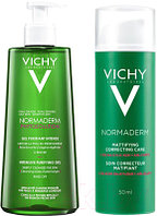 Набор косметики для лица Vichy Normaderm Крем д/лица 50мл+Гель д/умывания 400мл