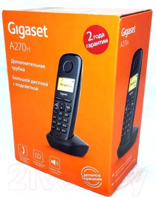 Дополнительная телефонная трубка Gigaset A270H - фото 2 - id-p219908502