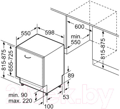 Посудомоечная машина Bosch SMV25AX00E - фото 6 - id-p219898677