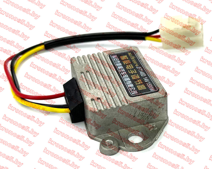 Реле регулятор зарядки JFT148D (14V, 1500W) 3 провода с фишкой TY295IT - фото 1 - id-p219637699