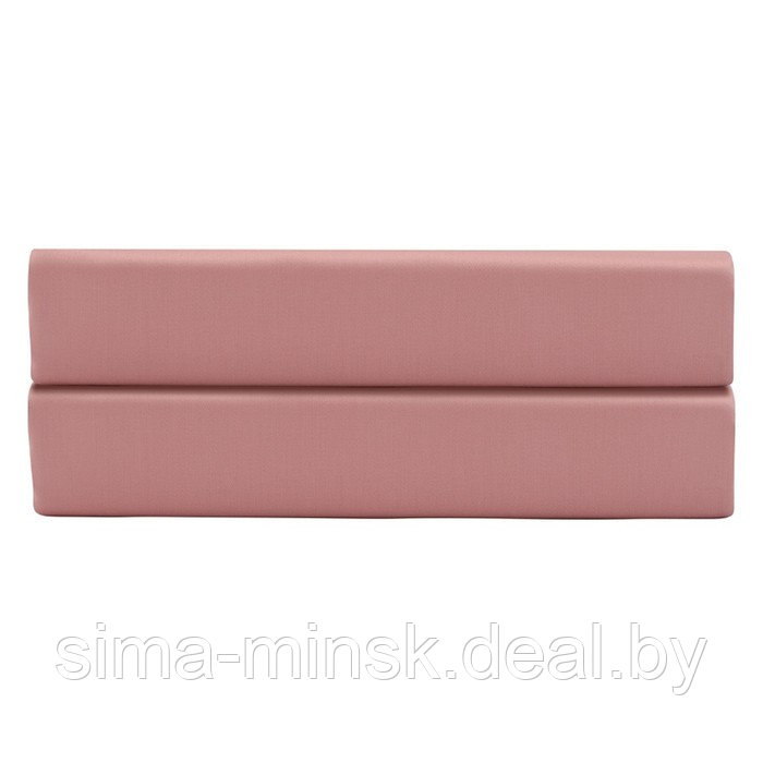 Простыня на резинке темно-розового цвета Essential, размер 160х200х30 см - фото 1 - id-p219905053
