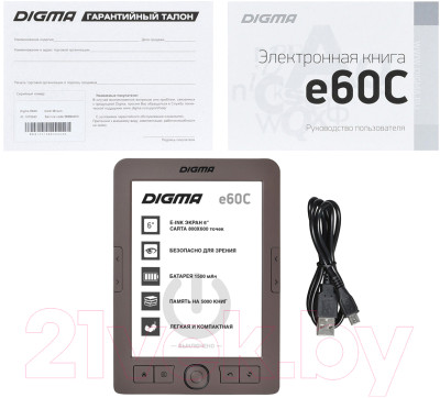 Электронная книга Digma E60C - фото 6 - id-p219907644