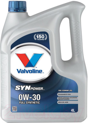 Моторное масло Valvoline SynPower FE 0W30 / 872564 - фото 1 - id-p219871399