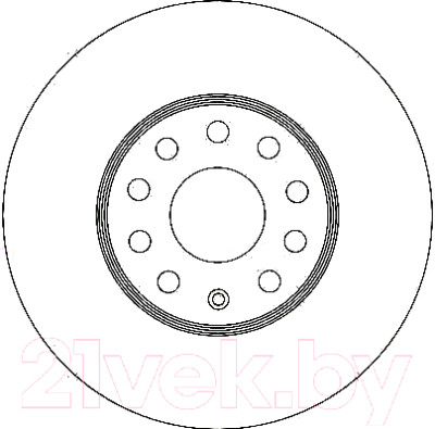 Тормозной диск TRW DF4295 - фото 2 - id-p219866322
